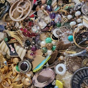 2 + Lbs of Single and Matching Earrings For Craft Nice Few 925